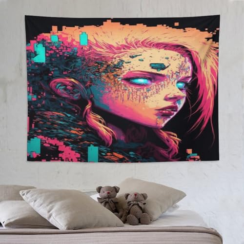 Tapisserie fille mécanique pour transformer l'ambiance de votre salon
