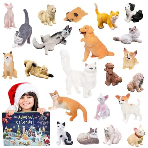 24 Days Pet Advent Calendar 2025, Christmas Countdown with Dog