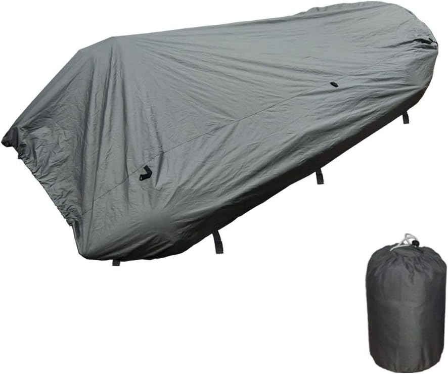Seamax Inflatable Boat Cover, A Series for Beam Range 4.3' to 4.6' (FEET), 3 Sizes fits Length 6.9' to 8.7' (FEET)
