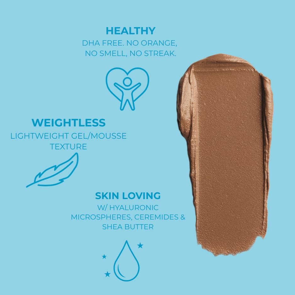From the Creator of per-fekt beauty, Body & Leg Perfecting Bronzer | Instant, Healthy, Waterproof, Wash Off. DHA Free | Natural Looking Tan, Transfer Resistant | No Orange Skin, No Stink, No Streak. - Image 5
