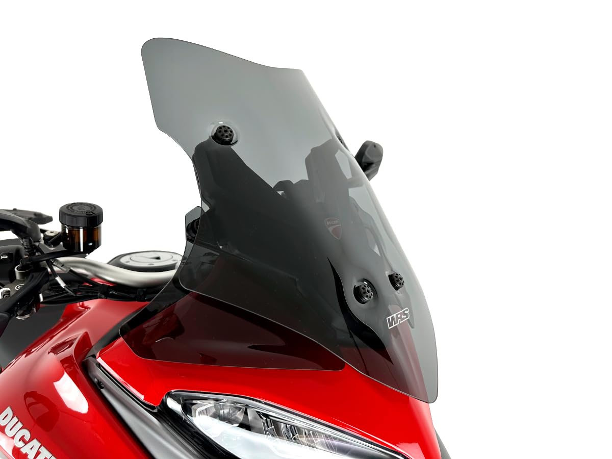 Cúpula estándar ahumada oscura WRS Multistrada V4 / S / Sport / Rally 2020-2025