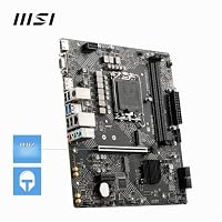 MSI PRO H610M-G Motherboard, Micro-ATX - Unterstützt Intel Core Prozessoren der 12. und 13. Generation, LGA 1700 - DDR5 Memory Boost 4800MHz/MAX, PCIe 4.0 x16 Slot, M.2 Gen3 Slot – Ansicht 5