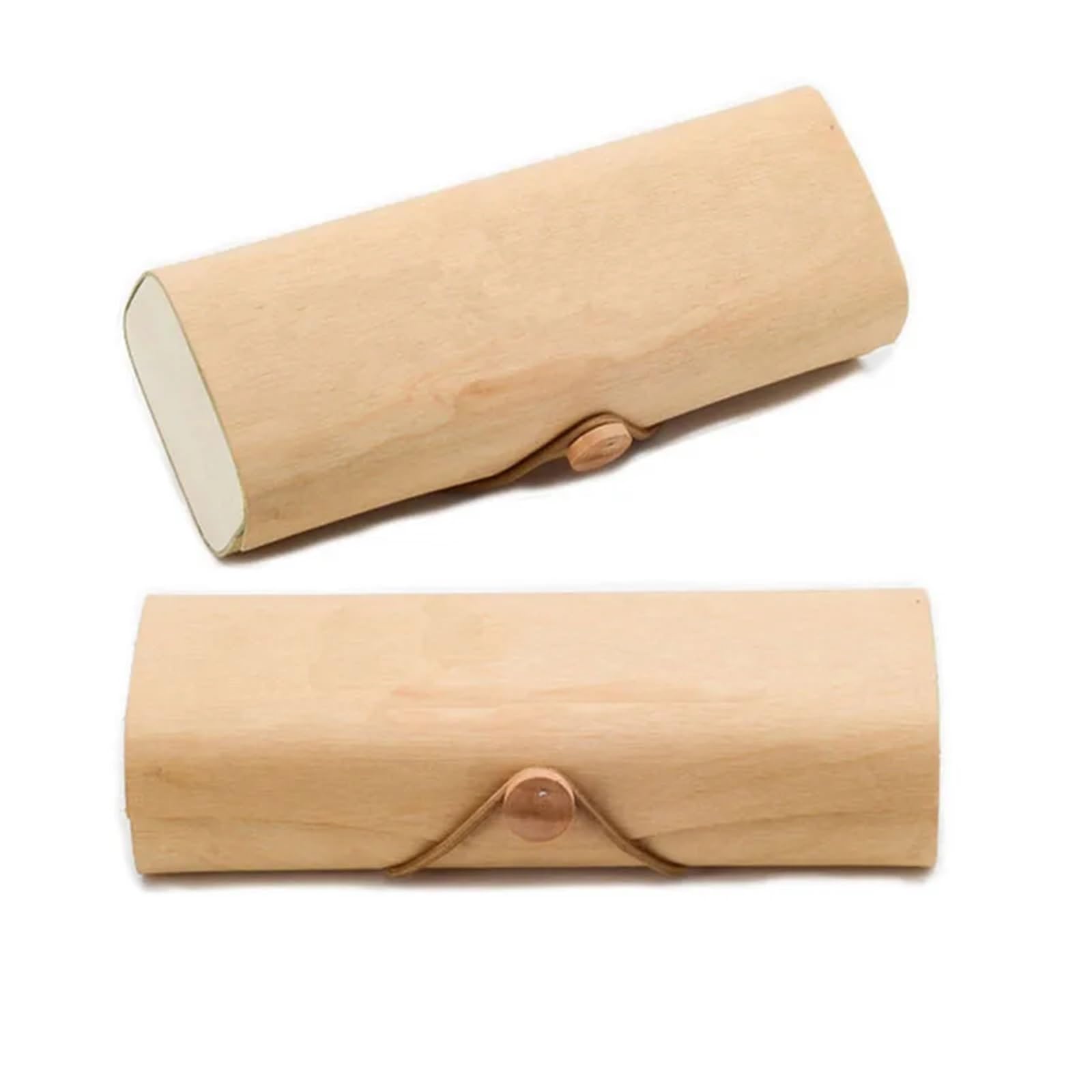 Custodia per Occhiali Custodia for Occhiali da 2 Pezzi for Donna Custodia for Occhiali da Sole Portatile in Legno Custodia for Occhiali