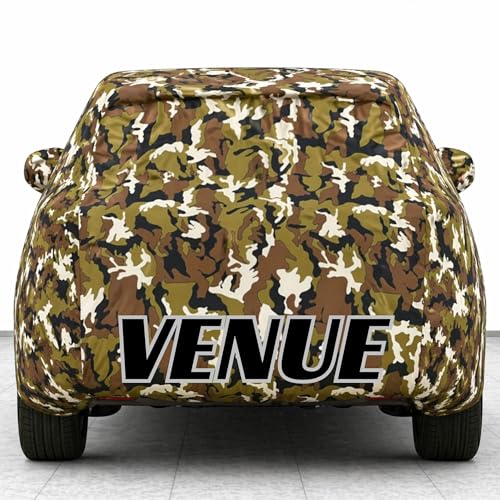 Image of Kings of Cover New Jungle 100% Waterproof Venue Car Cover | Polyester Car Body Cover for Rain & Sun | UV Protection, Dustproof, Scratch Resistant, Windproof, Heat Resistant, Custom Fit