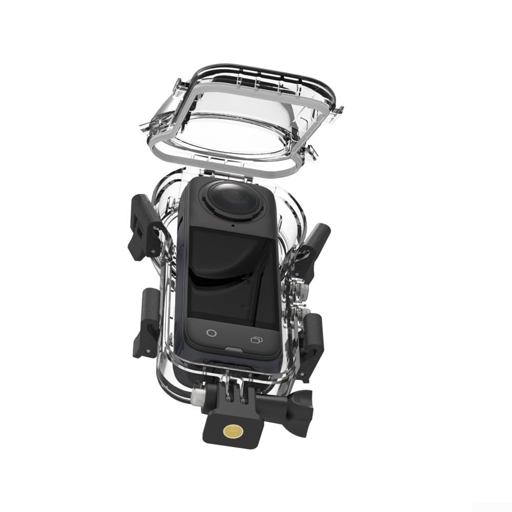 Boîtier étanche pour Insta360 X5, boîtier de plongée invisible pour Insta360 X5, 50 m de plongée sous-marine (173,5 x 92 x 88,3 mm)