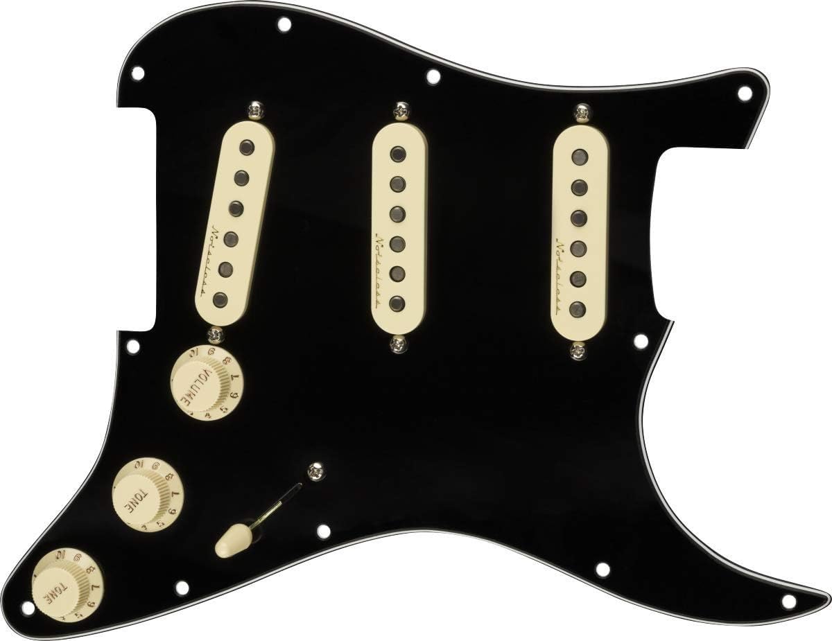 Amazon.com: Fender Pre-Wired Strat Pickguard, Vintage Noiseless