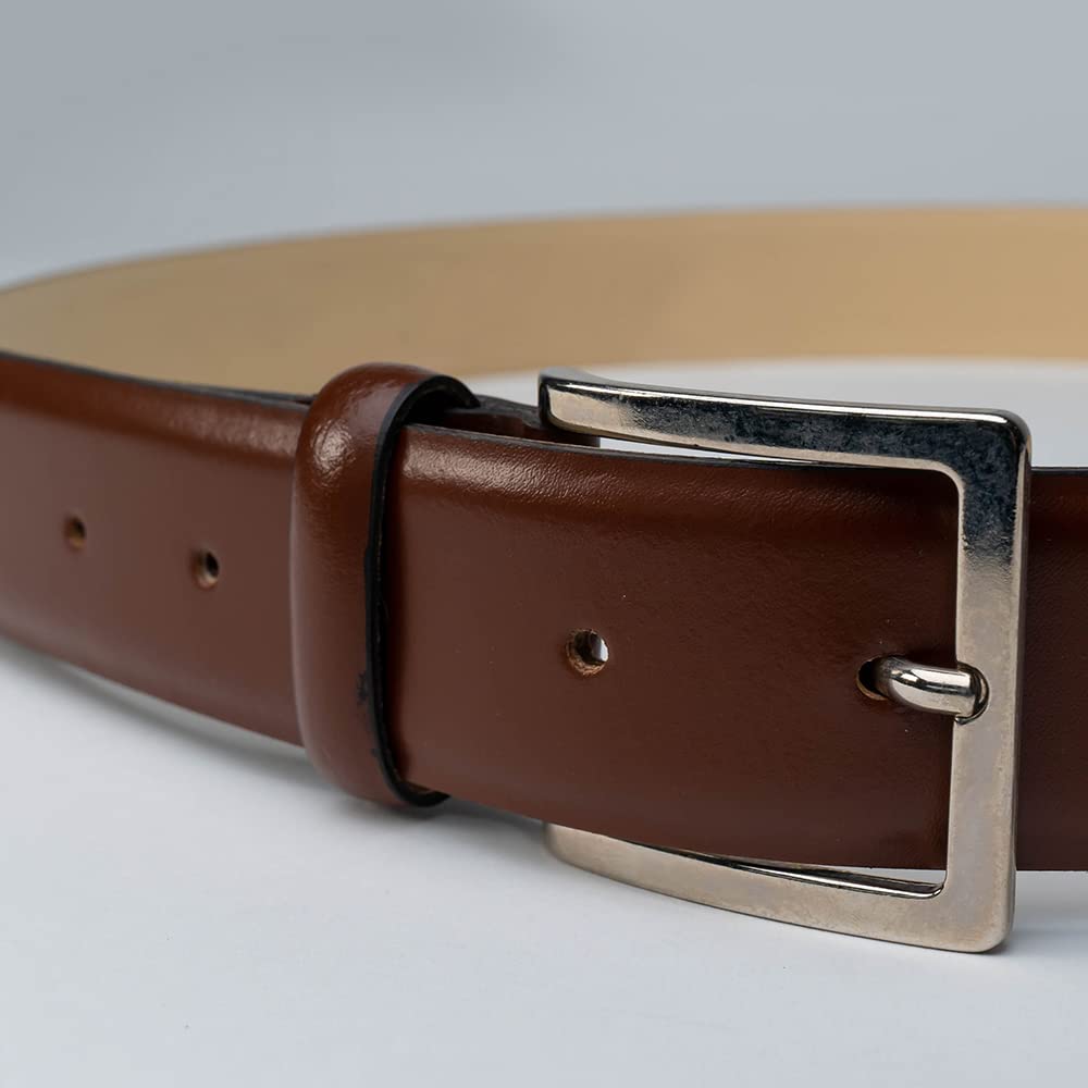 Cintura Bombata in Pelle per Uomo | Vera Pelle Made in Italy | Cuoio