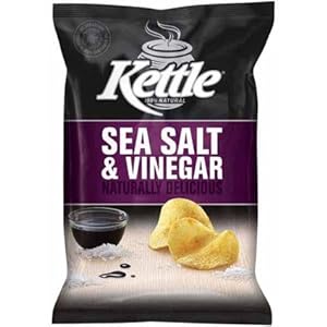 Kettle Chips Sea Slt & vngr 185g