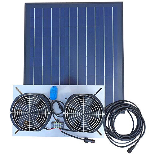 Remington Solar - Foundation and Crawl Space Ventilation Fan (6 x 6.75 x 2.75”) for Any Home – Automatic Temperature Control, Fights Condensation and Moisture in Your Home’s Basement, Garage or House