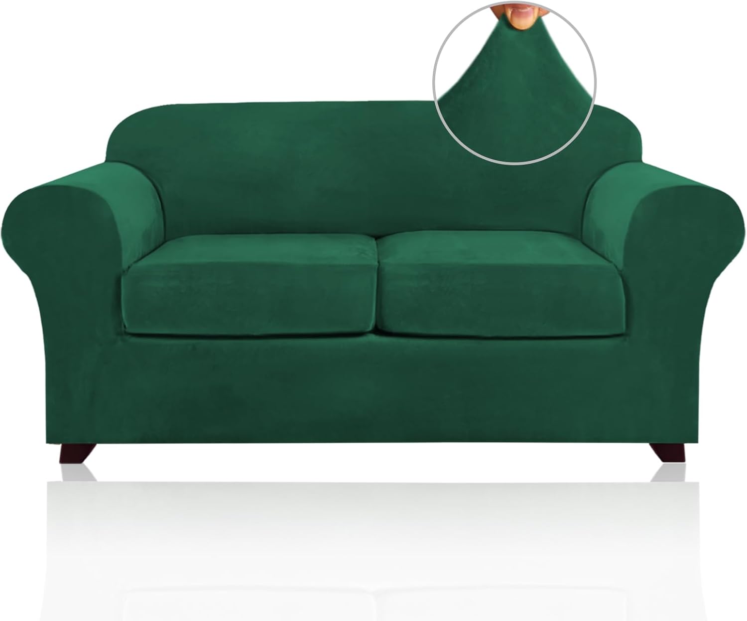 PrinceDeco Christmas Decorations 3 Pieces Couch Covers Soft