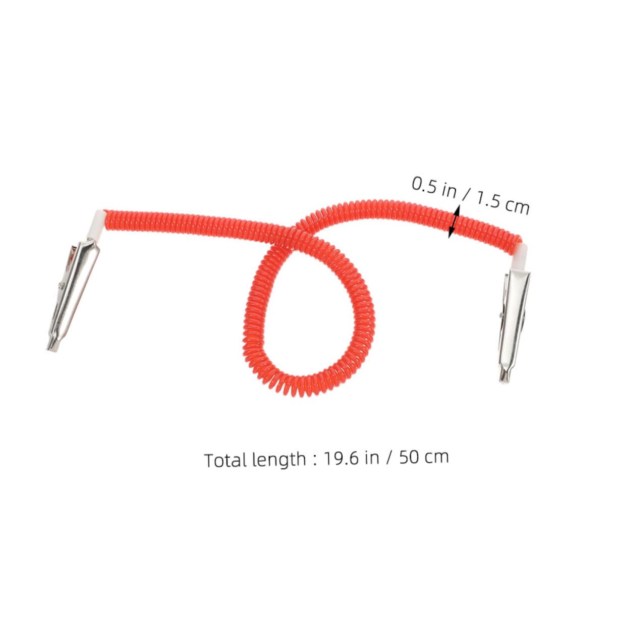 Anneome 2pcs Metal Chain Napkin Clip Straps for Tooth Holders Reusable Napkin Holder Spring Clip