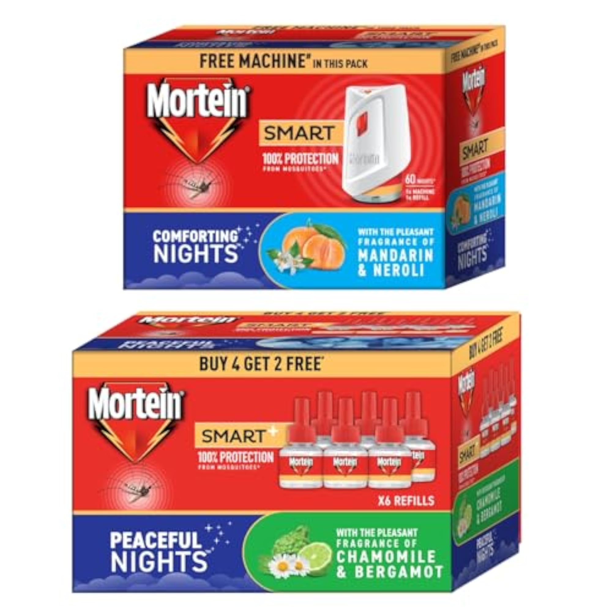 7x45 ml Refill + Machine, SmartPlus Mosquito Killer
