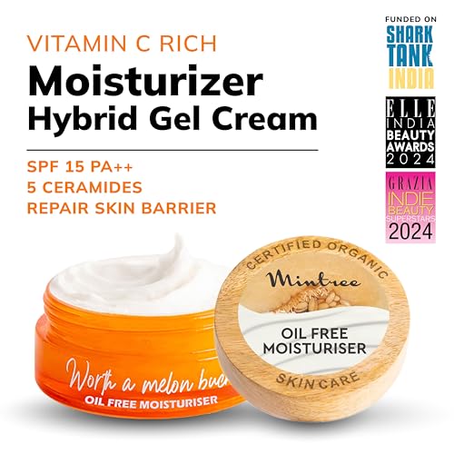 Image of Mintree SPF 30 PA+++ Hydrating Face Moisturizer for Women & Men with Ceramide & Vitamin C