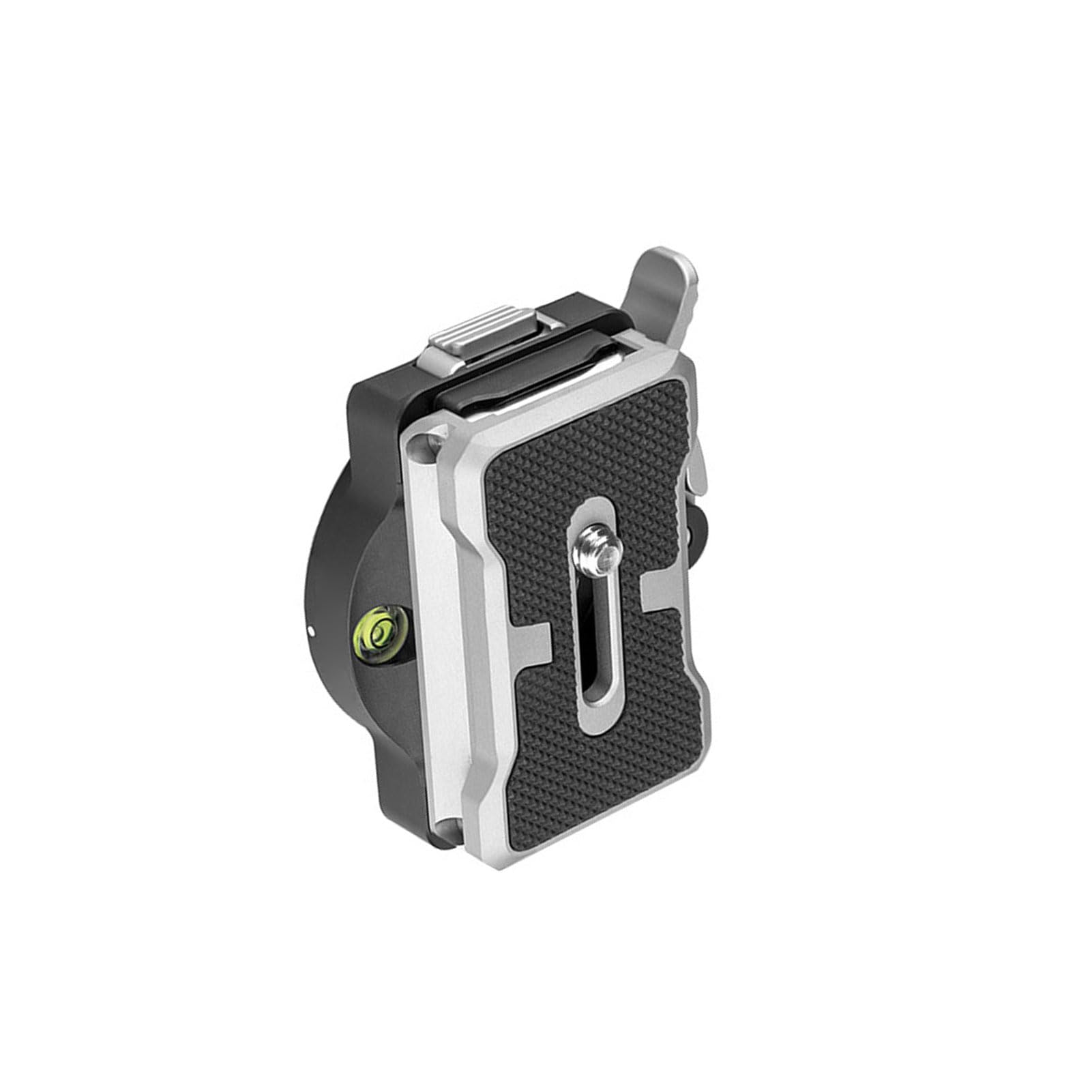 Akozon Piastra a Sgancio Rapido della Fotocamera di Bloccaggio Automatico Base Multifunzionale Dispositivo di Scorrimento per Testa a Sfera per Treppiede Supporto Universale (BLACK)