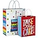 Hallmark Gift Bags AssortmentâBirthday, Stripes, Solids (Pack of 8 Large and Medium Paper Gift Bags for Birthdays, Holidays, All Occasion)