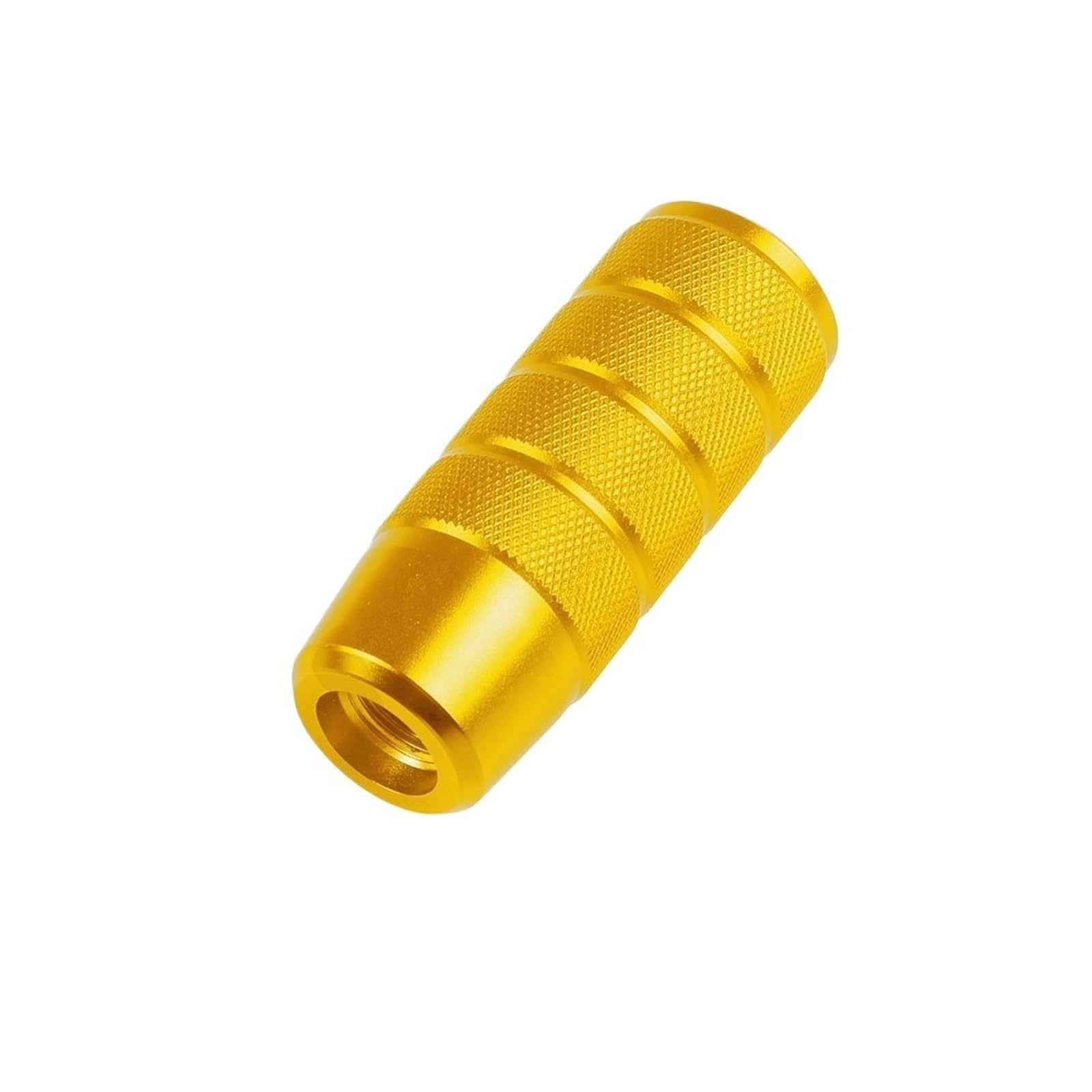 Wphlyz Gold Head Change Lever Knob 95Mm Non-Slip Gear Shift Knob Manual Transmission Aluminum Knurled(Gold)