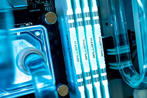 Crucial Ballistix BL2K16G30C15U4BL RGB, 3000 MHz, DDR4, DRAM, Memoria Gamer para Ordenadores de sobremesa, 32GB (16GBx2), CL15, Negro