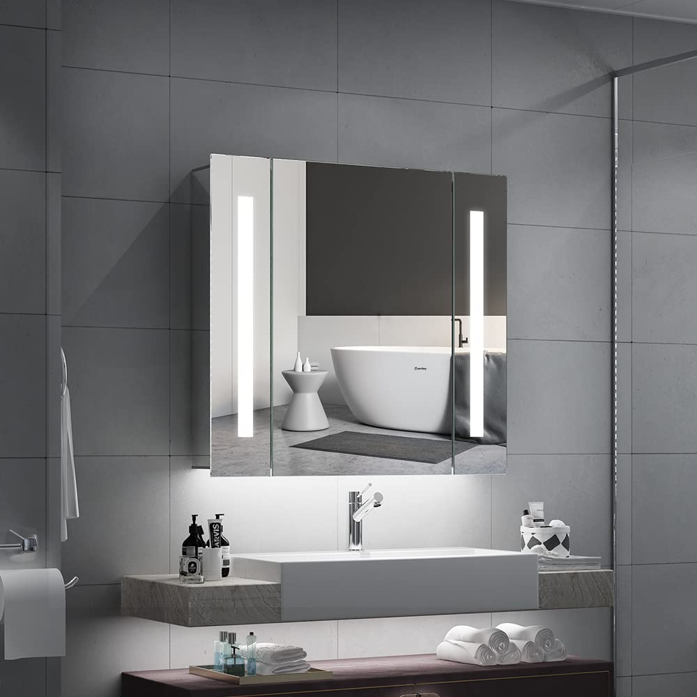Buy Quavikey® Bathroom Mirror with LED Backlit light on the