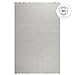 Fab Habitat Machine Washable Area Rug - Hand Woven, Stain Resistant, Pet Friendly - Premium Recycled Polyester Yarn - Geo - Bedroom, Living Room - Lancut - Grey - 4 x 6 ft