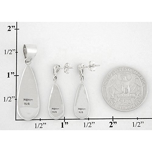 Turquoise Network PNE4014-C00-S20 Matching Set Turquoise & Gemstone 925 Sterling Silver thumb #4