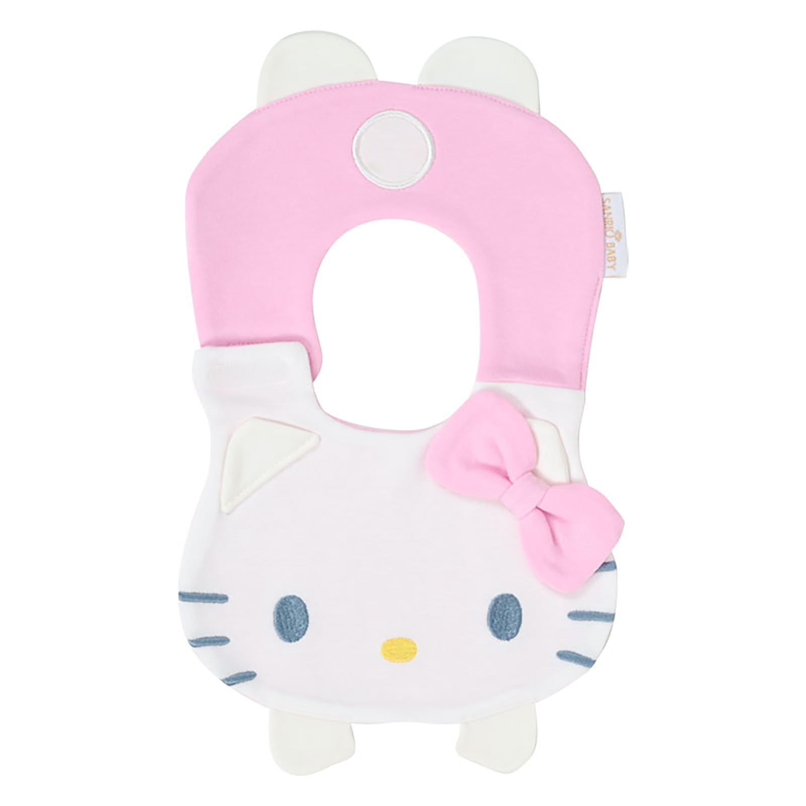 Sanrio Baby 018961 Character Shaped Bib, Hello Kitty Baby, Food Apron, Gift, 100% Cotton, Soft, Organic Cotton, Baby Shower