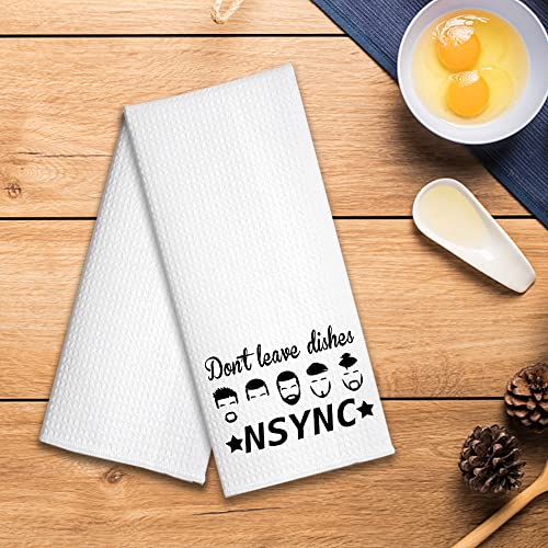 Hafhue Don't Leave Dishes Kitchen Towel, Funny Kitchen Towel Gifts For Women Sisters Friends Mom Aunts, Housewarming Gift For Women Hostess, New Home Gift For Women, Hostess Gifts #TOP2