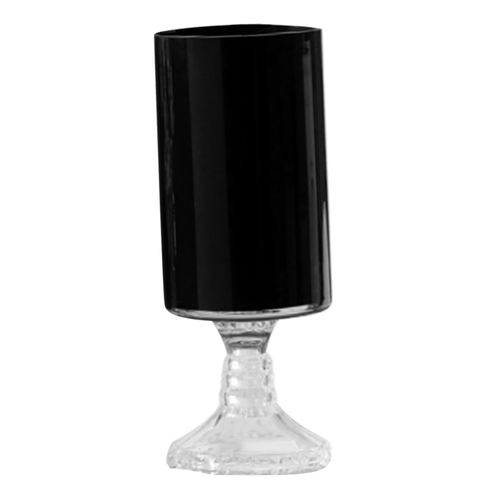 Vase en verre noir pour centre de table de salon moderne