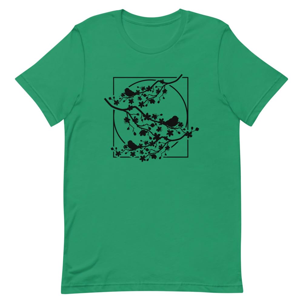 Fleur de sakura au jardin t-shirt humour horticole kelly XL printemps