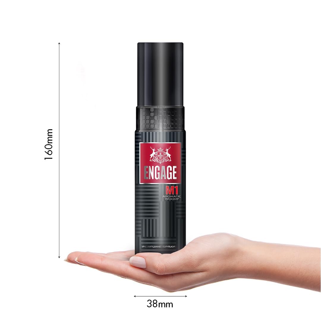 En.g.a.g.e M1 Perfume Spray, Aromatic Woody Fragrance for Men