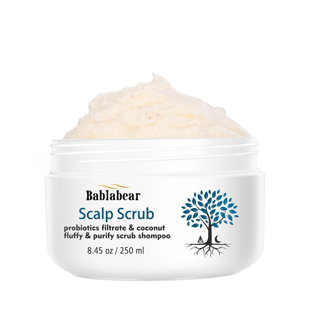 Bablabear Scalp Exfoliator Scrub,Itchy Scalp Treatment for Dandruff, No Sulfate Hair Scrub To Soothe a Dry, Flaky,Scalp,Removes Buildup,Clarifying Shampoo. Bablabear Scalp Exfoliator Scrub,Itchy Scalp Treatment for Dandruff, No Sulfate Hair Scrub To Soothe a Dry, Flaky,Scalp,Removes Buildup,Clarifying Shampoo.