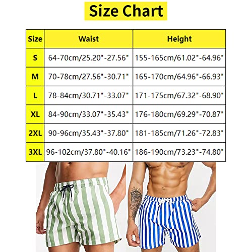 Men's Beach Shorts, Striped Printed Sweatpants, Summer Shorts2