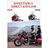 Amazicha 10 Clear Windshield Round Windscreen Wind Splitter Wind Deflector Compatible with Harley Davidson Touring Electra Glide Ultra Classic Street Glide Ultra limited Tri Glide 2014-2023
