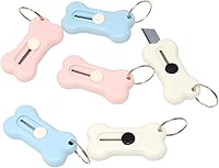 Vista 1 de Honbay 6 cuchillos creativos y lindos de hueso, cuchillo de arte portátil, cuchillo de arte retráctil, abridor de cartas, abridor de cartón