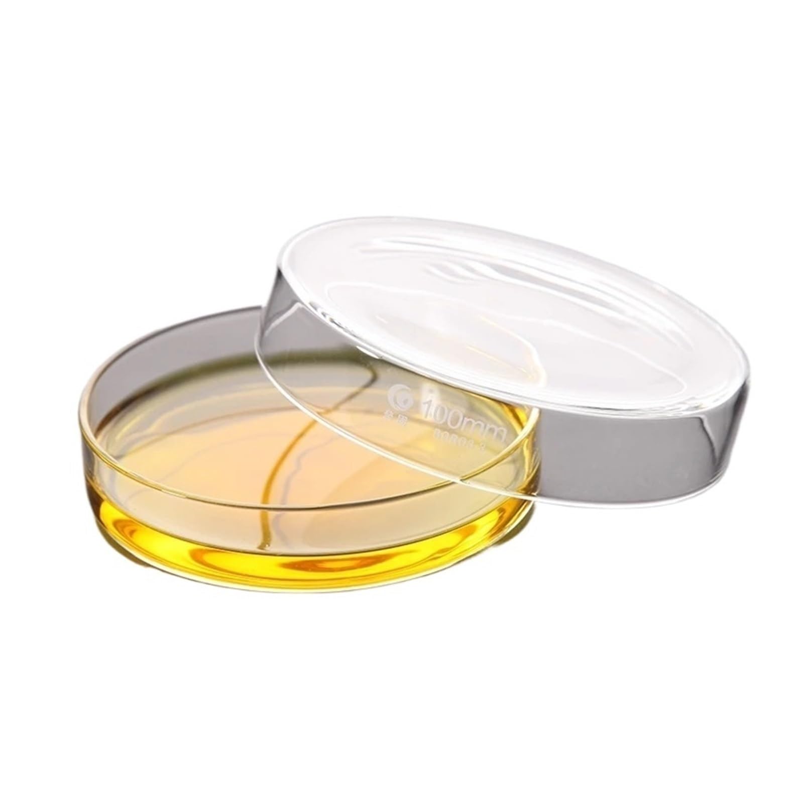 5 unids/Pack Placas de Petri de Vidrio de borosilicato Alto de 100mm asequibles for Plato de Cultivo de Instrumentos químicos estériles Transparentes celulares