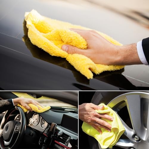 Image of CAR SAAZ Matte X Car & Bike Wash Shampoo (1 Ltr) with Microfiber Cloth 380 GSM | Shampoo for matte vehicles | Wash, Shine & Protect | Matte Car & Bike Shampoo | pH Neutral, Highly Effective (1000 ml)