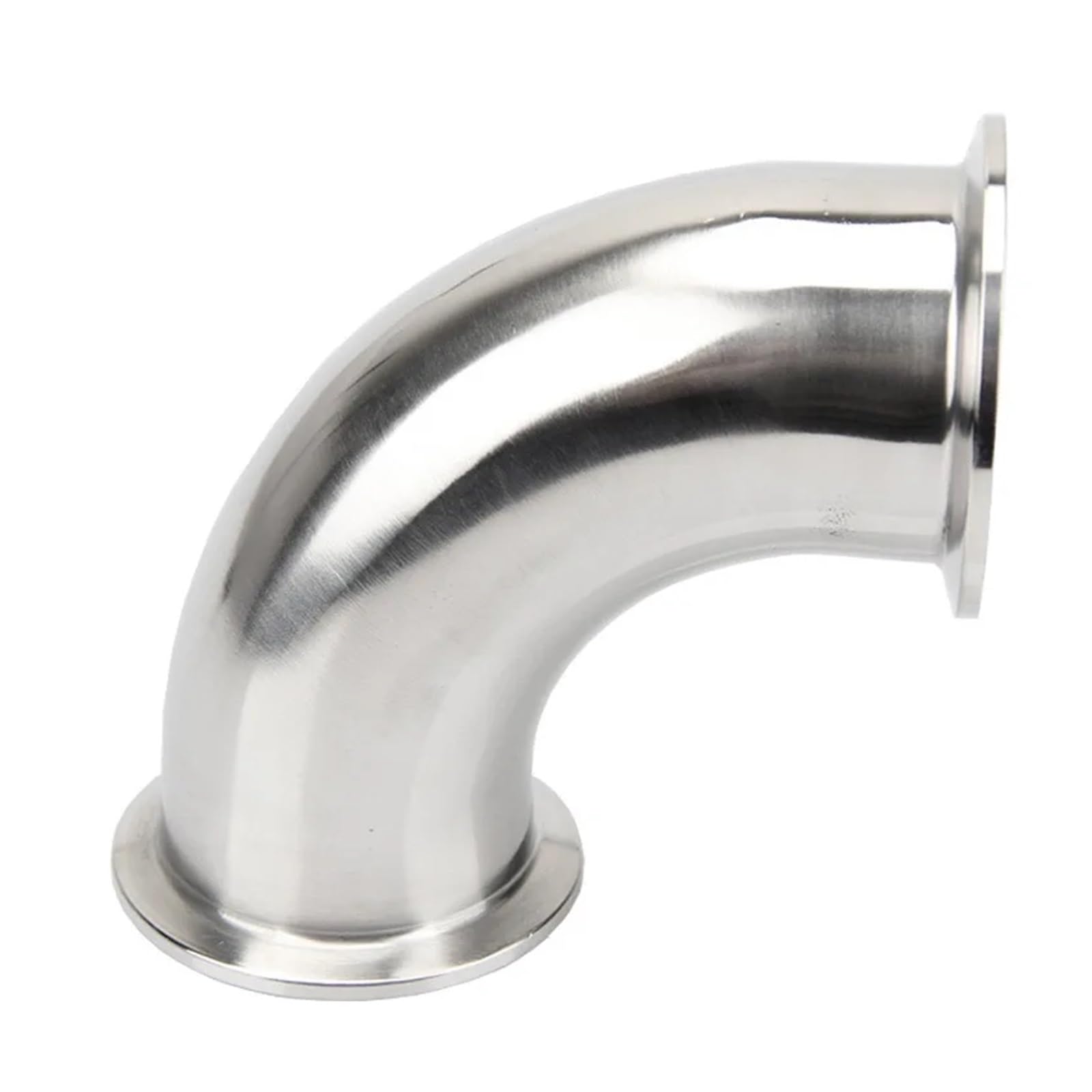 BHBHCPZGR 2.5" 57mm Pipe OD Tri Clamp Ferrule OD 90 Degree Elbow Pipe Fitting Stainless Steel 304 BHBHCPZGR
