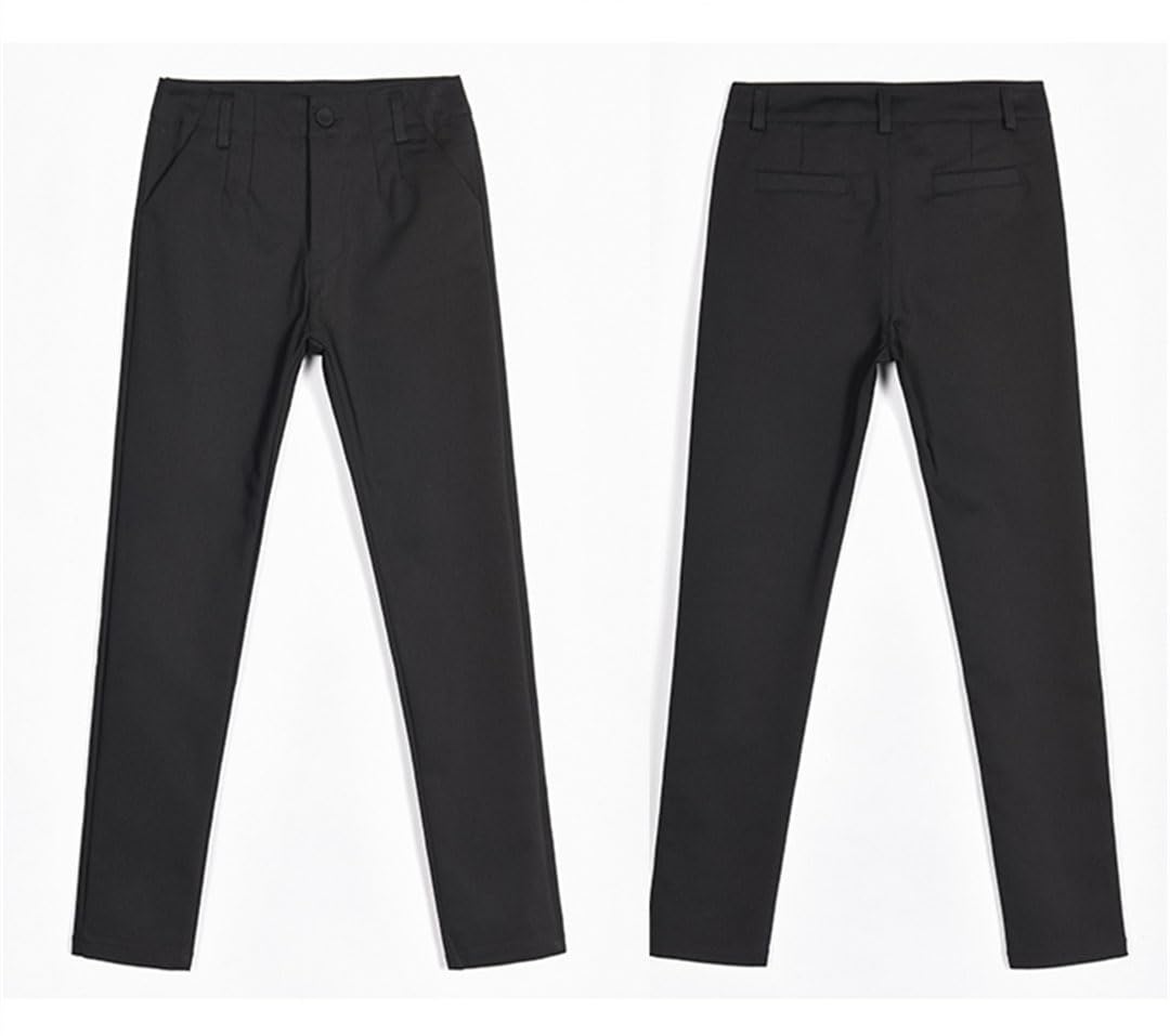 Ownwfeat Pantalones De Vestir De Trabajo para Mujer Pantalones De Bolsillo Formales De Oficina Pantalones De Negocios