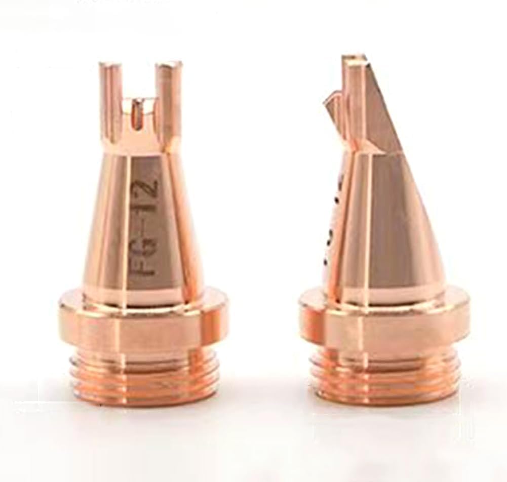 5-10 Pcs Copper Nozzle for Portable Laser Welding Gun 1.6mm Inner Angle Anti-Splash Laser Welder Head Accessory Nozzles flat angles to prevent sputtering 10pcs