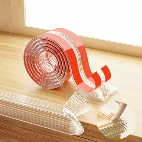 Image of Zeccorp 3-Meter Upgraded Baby Proofing Ultra Soft Edge Protector, Transparent Anti-Collision Strip with Strong Adhesive, Child Soft Air Cushion Corner Protectors for Furniture Table Cabinets,3m