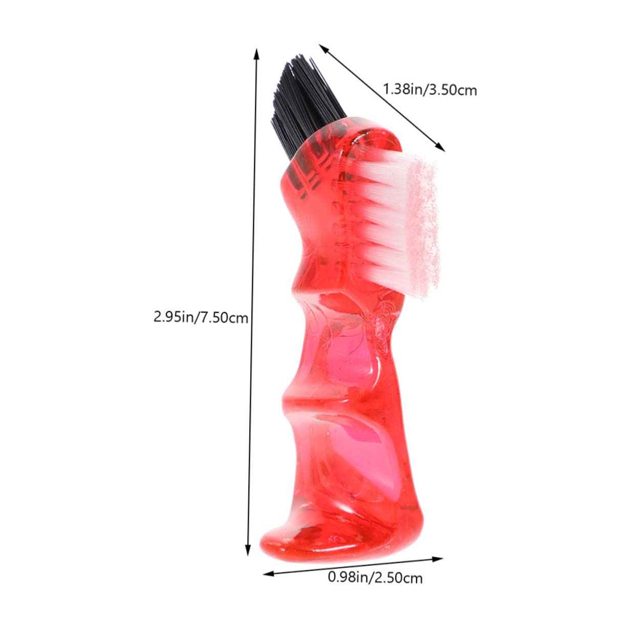 Spazzola per Protesi Dentaria Mini, 3 Pezzi, in Plastica Pp, Multifunzione, Non Si Deforma, per Igiene Orale Quotidiana