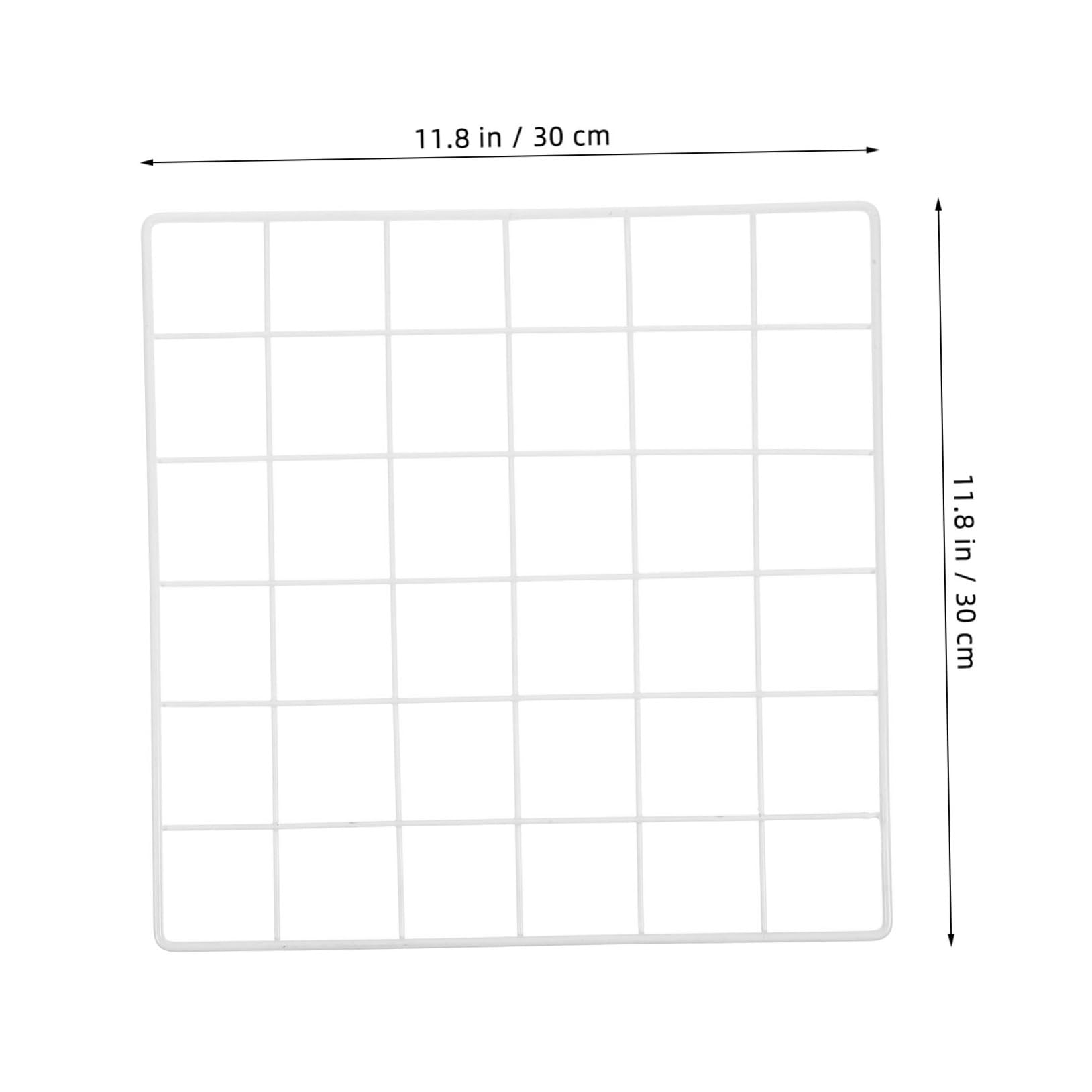 Cabilock Grid Wall Panels Metal Wire Rack for Earring Holder Jewelry Organizer for Retail Exhibitions