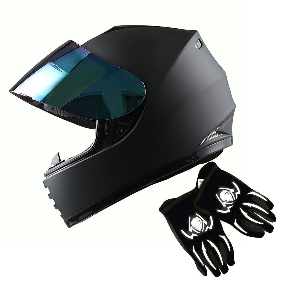 1Storm Youth Kids Motorcycle Full Face Helmet Street Bike Go Cart Karting BMX MX: B15