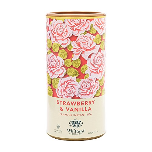 Whittard Strawberry & Vanilla Flavour Instant Tea 450g (Pack of 2)