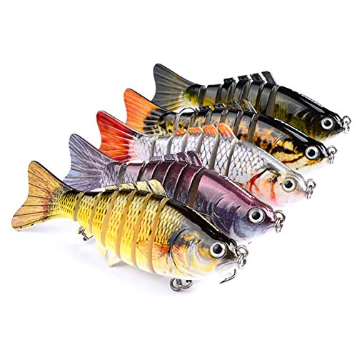 CHSEEO 10cm/ 15.5g Multi-Snodato Esche da Pesca