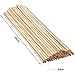 LINGLAN Madera Palos Redondos para Manualidades, 50 unidades (20cm/6mm)