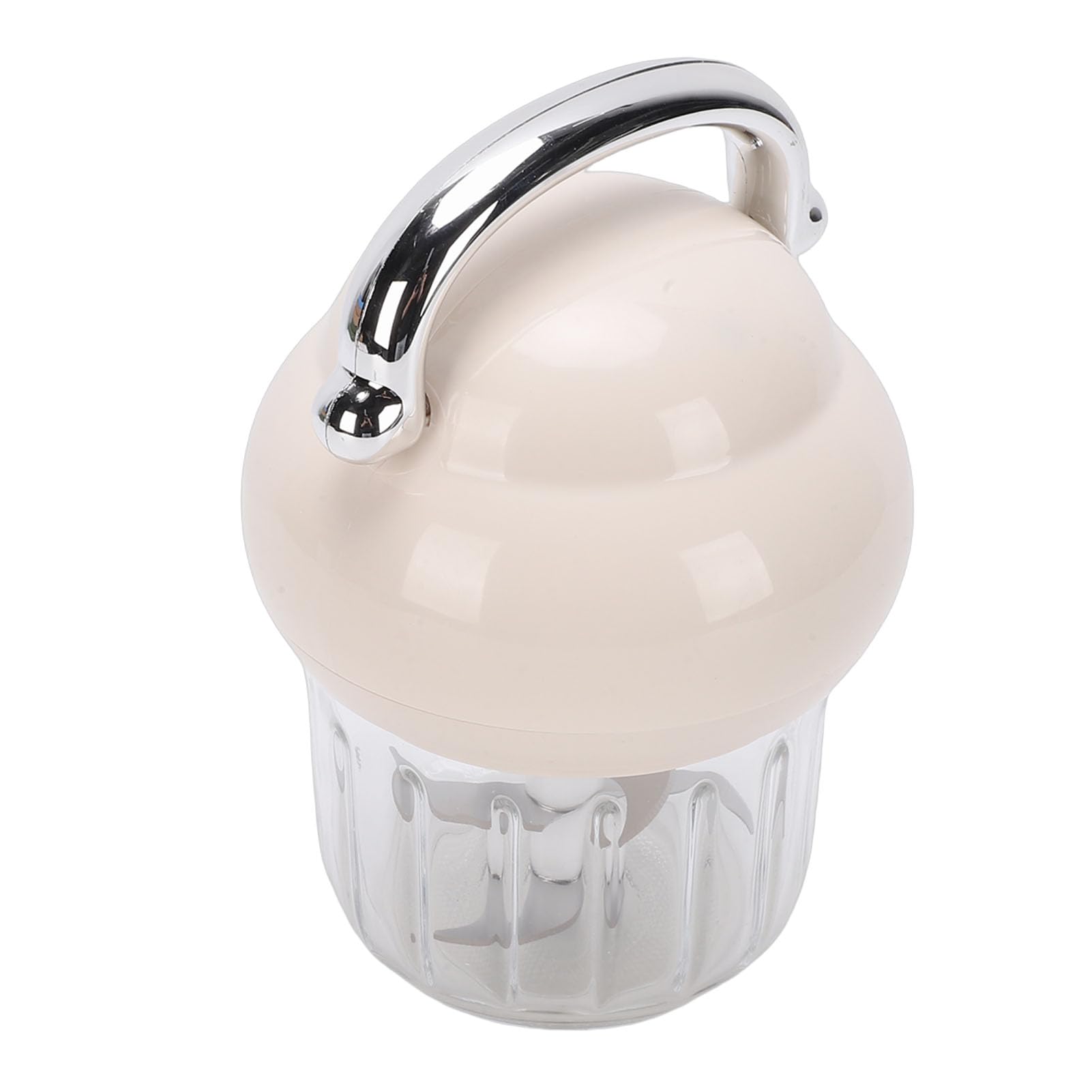 PUSOKEI Picadora de Ajo Eléctrica de Alta Velocidad, Triturador de Capacidad de 350ML para Alimentos Nutritivos para Bebés