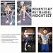 YDYY Kettlebell Peso, Kettlebell De Vinilo De Hierro Fundido Sólido con Mango...