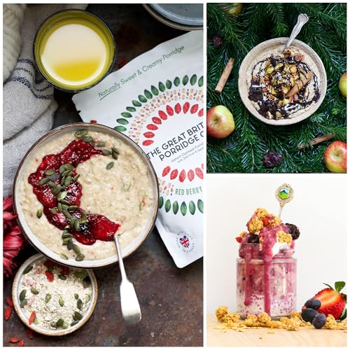 The Great British Porridge Co. Gluten-Free Instant Porridge, Apple & Cinnamon, Vegan, High Fibre, 2 x 385g Pouch - Image 3