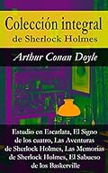 Colección integral de Sherlock Holmes: Estudio en Escarlata, El Signo de los cuatro, Las Aventuras de Sherlock Holmes, L…