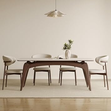 Restaurant Table Dinner Table Slate Solid Wood Dining Table Simple Small Apartment Rectangular Dining Table Home Dining Table Reception Table Rustic Farmhouse Dining Table ( Size : S:140*80*75cm )